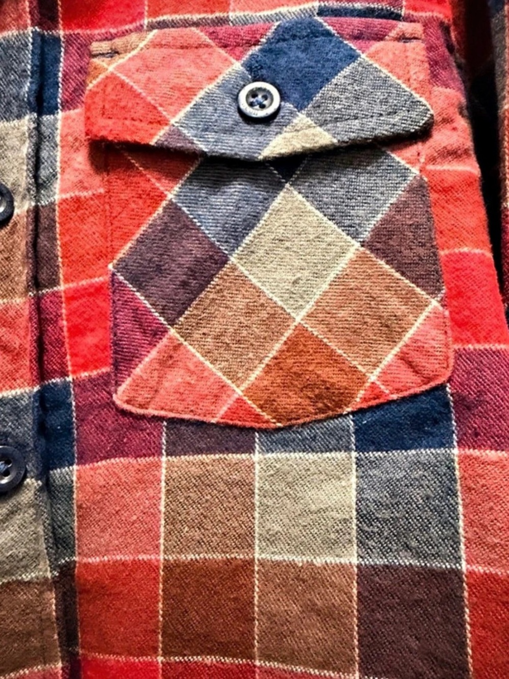L.L.Bean Plaid Cotton Button Down Size Small